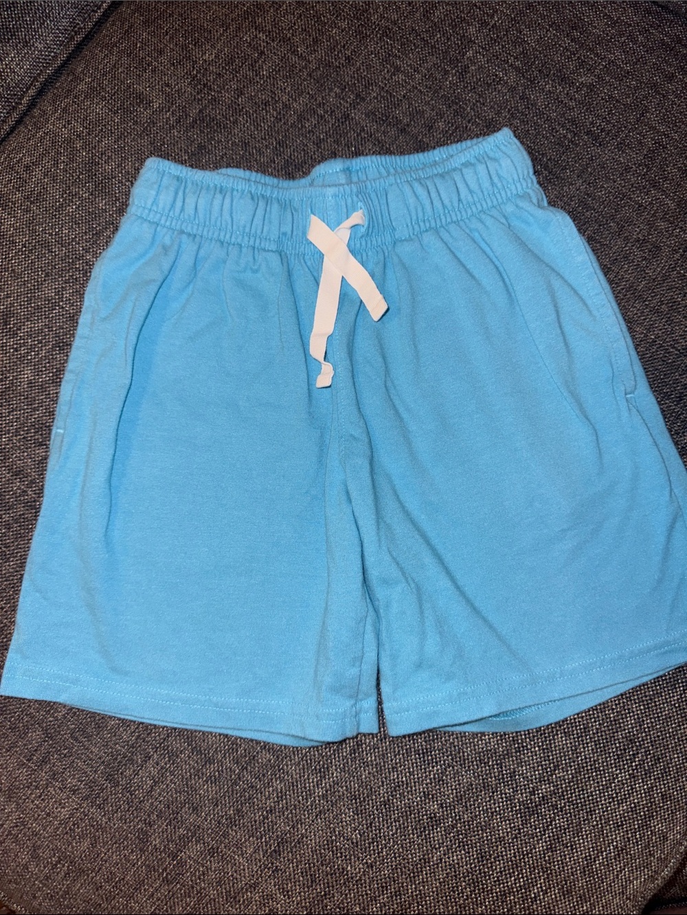 Boy’s Light Blue Drawstring Casual Shorts